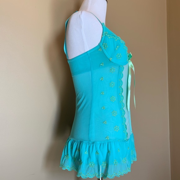 VS Vintage sexy little things eyelet lace corset lingerie